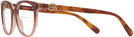 Round Peach Tortoise Gradient Coach 6182 Bifocal View #3