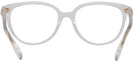 Round Crystal Clear Coach 6182 Single Vision Full Frame View #4