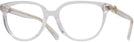 Round Crystal Clear Coach 6182 Single Vision Full Frame View #1