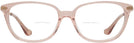 Square Transparent Blush Coach 6185 Bifocal View #2