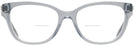 Square Transparent Blue Coach 6186 Bifocal View #2