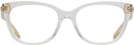 Square Clear Coach 6186 Single Vision Full Frame View #2