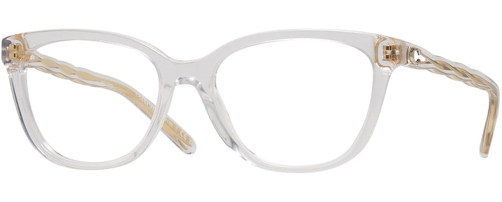 Square Clear Coach 6186 Single Vision Full Frame View #1