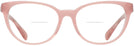Round Milky Pink/transparent Pink Coach 6210U Bifocal View #2