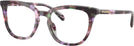 Square Amethyst Pearl Tortoise Coach 6222U Single Vision Full Frame View #1