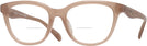 Rectangle Milky Light Brown  Coach 6232U Bifocal View #1