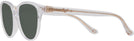 Square Transparent Clear Coach 6234U Progressive Reading Sunglasses View #3