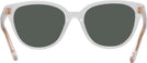 Square Transparent Clear Coach 6234U Progressive Reading Sunglasses View #4