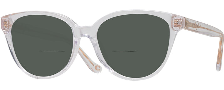 Square Transparent Clear Coach 6234U Bifocal Reading Sunglasses View #1