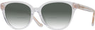 Square Transparent Clear Coach 6234U w/ Gradient Bifocal Reading Sunglasses View #1