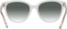 Square Transparent Clear Coach 6234U w/ Gradient Progressive Reading Sunglasses View #4