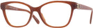 Butterfly Milky Hazelnut Coach 6246U Single Vision Full Frame View #1