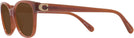 Butterfly Milky Hazelnut Coach 6246U Progressive Reading Sunglasses View #3