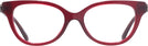 Square Milky Burgundy Coach 6247U Single Vision Full Frame View #2