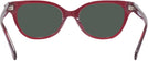 Square Milky Burgundy Coach 6247U Progressive Reading Sunglasses View #4