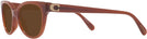 Square Milky Hazelnut Coach 6247U Progressive Reading Sunglasses View #3
