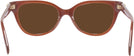 Square Milky Hazelnut Coach 6247U Progressive Reading Sunglasses View #4