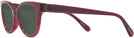 Square Milky Burgundy Coach 6247U Bifocal Reading Sunglasses View #3