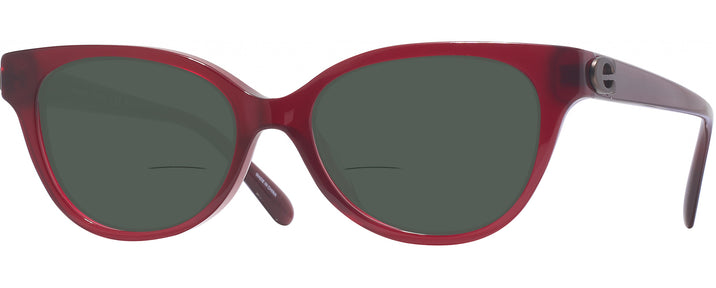 Square Milky Burgundy Coach 6247U Bifocal Reading Sunglasses View #1