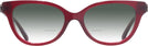 Square Milky Burgundy Coach 6247U w/ Gradient Bifocal Reading Sunglasses View #2