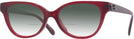 Square Milky Burgundy Coach 6247U w/ Gradient Bifocal Reading Sunglasses View #1