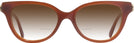 Square Milky Hazelnut Coach 6247U w/ Gradient Bifocal Reading Sunglasses View #2