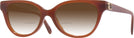 Square Milky Hazelnut Coach 6247U w/ Gradient Bifocal Reading Sunglasses View #1