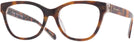 Butterfly Amber Tortoise/orange Floral Coach 6249U Progressive No-Lines View #1