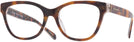 Butterfly Amber Tortoise/orange Floral Coach 6249U Single Vision Full Frame View #1
