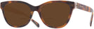 Butterfly Amber Tortoise/orange Floral Coach 6249U Bifocal Reading Sunglasses View #1