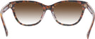 Butterfly Amber Tortoise/orange Floral Coach 6249U w/ Gradient Progressive Reading Sunglasses View #4