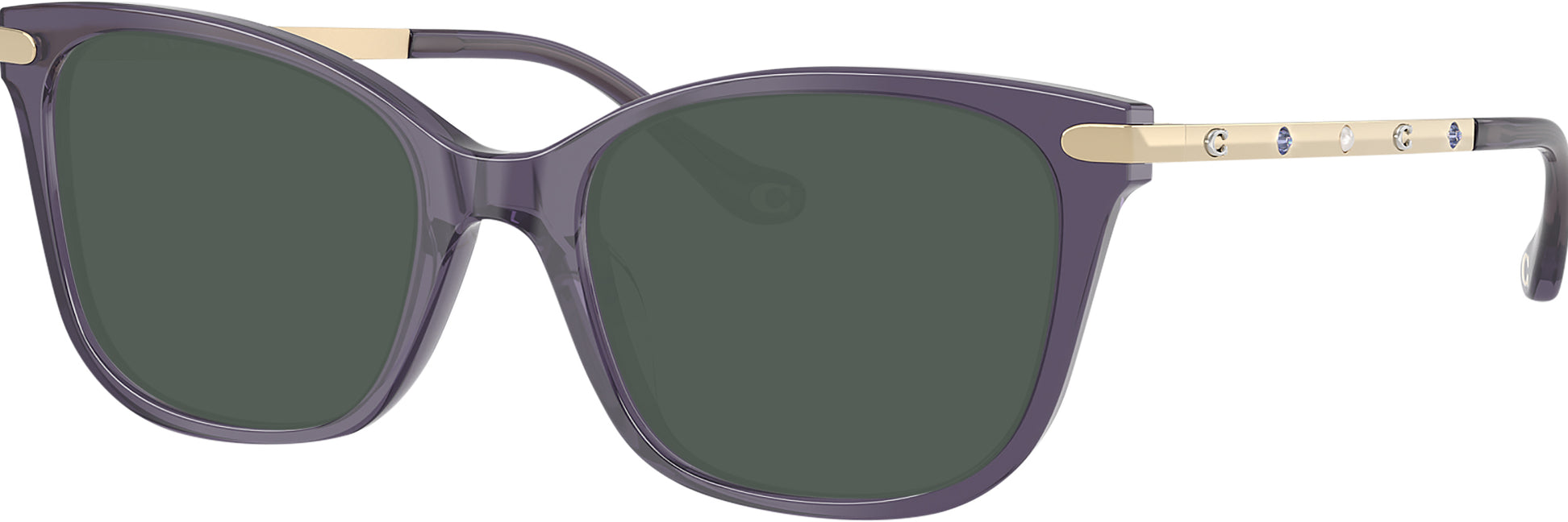 Milky Eggplant Coach 6261BU Progressive Reading Sunglasses