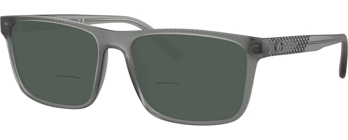  Matte Transparent Dark Stone Coach 6263U Bifocal Reading Sunglasses View #1