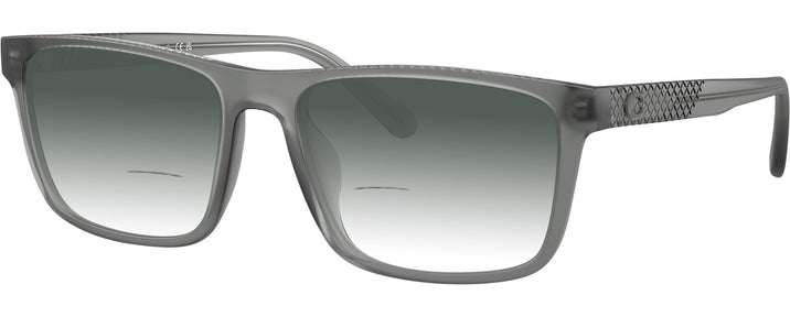  Matte Transparent Dark Stone Coach 6263U w/ Gradient Bifocal Reading Sunglasses View #1
