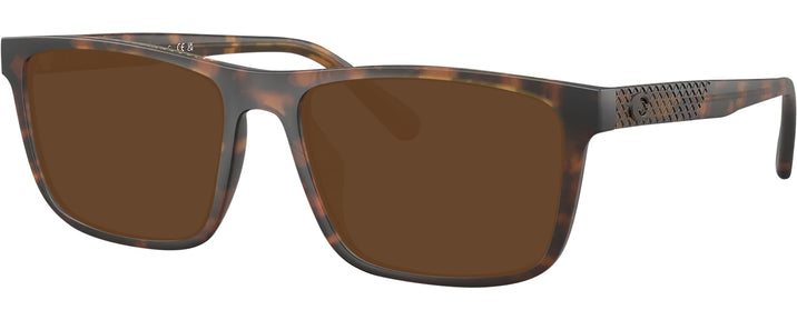 Rectangle Matte Dark Tortoise Coach 6263U L Progressive Reading Sunglasses View #1
