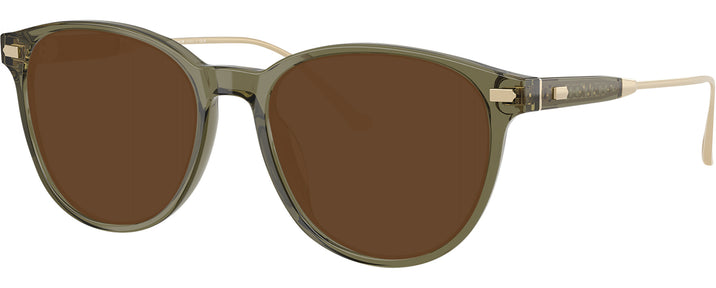 Round Transparent Olive Coach 6265U Progressive Reading Sunglasses View #1