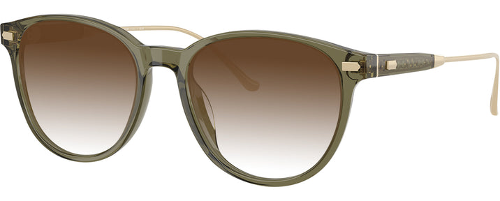 Round Transparent Olive Coach 6265U w/ Gradient Progressive Reading Sunglasses View #1
