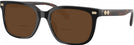 Square Black Coach 6266U Bifocal Reading Sunglasses View #1