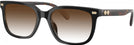 Square Black Coach 6266U w/ Gradient Progressive Reading Sunglasses View #1