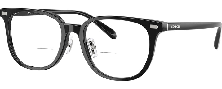 Square Black Coach 6269D Bifocal View #1