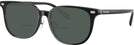 Square Black Coach 6269D Bifocal Reading Sunglasses View #1