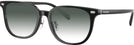 Square Black Coach 6269D w/ Gradient Progressive Reading Sunglasses View #1