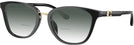 Square Black Coach 6272U w/ Gradient Bifocal Reading Sunglasses View #1