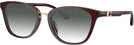 Square Milky Merlot Coach 6272U w/ Gradient Progressive Reading Sunglasses View #1