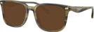 Square Striped Olive Coach 6276U Progressive Reading Sunglasses View #1
