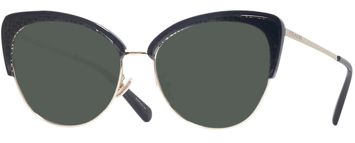 Cat Eye Black/shiny Light Gold Coach 7110 Progressive No Line Reading Sunglasses View #1