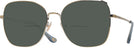 Oversized,Square Shiny Light Gold Coach 7133 Bifocal Reading Sunglasses View #1