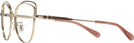 Cat Eye,Oversized Shiny Light Gold/nutmeg Coach 7162 Bifocal View #3