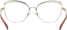 Cat Eye,Oversized Shiny Light Gold/nutmeg Coach 7162 Progressive No-Lines View #4