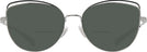 Cat Eye,Oversized Shiny Silver/black Coach 7162 Bifocal Reading Sunglasses View #2